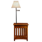 Table d'appoint en bois massif Mission – Table d'appoint d'accent classique