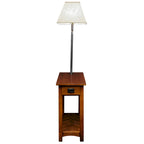 Table d'appoint en bois massif Mission – Table d'appoint d'accent classique