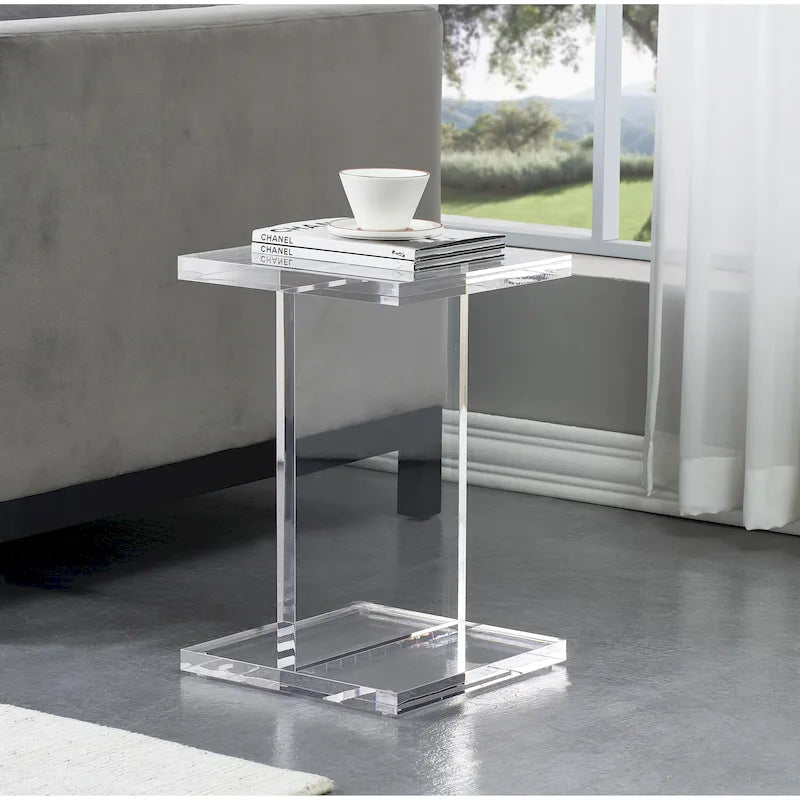 Table basse 2 tiroirs en bois massif – Style rustique de ferme