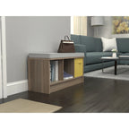 Banc de rangement 3 cubes avec coussin gris – Entrée et chambre à coucher