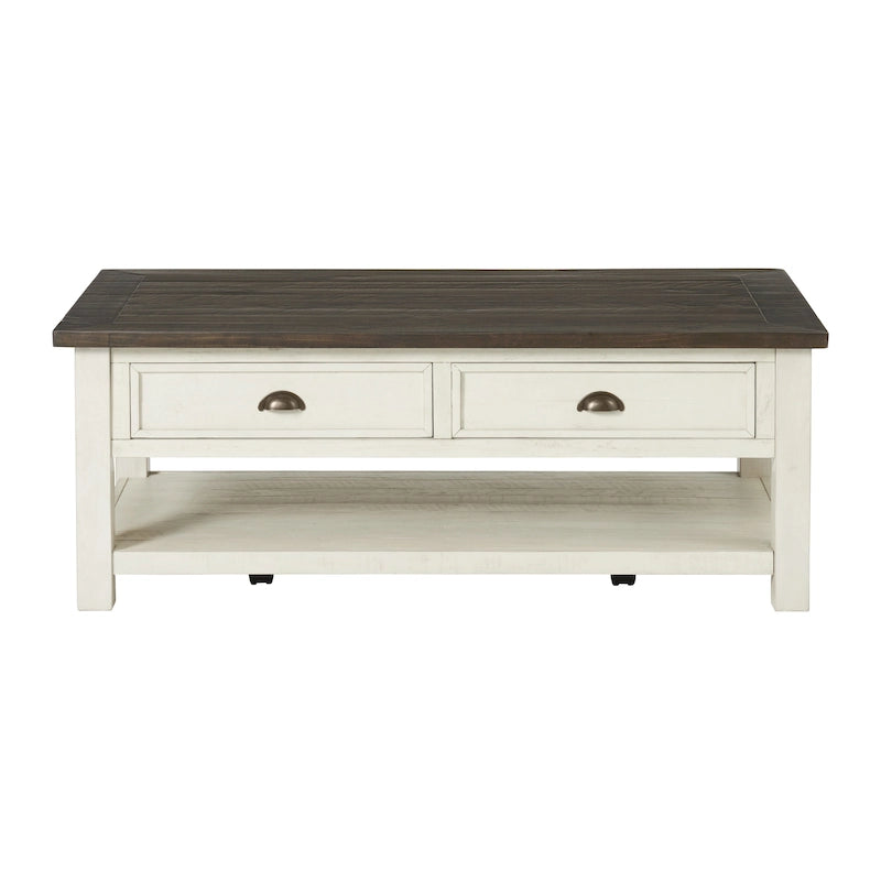 Meuble d'appoint rectangulaire de 71 cm de large – Rangement dissimulé