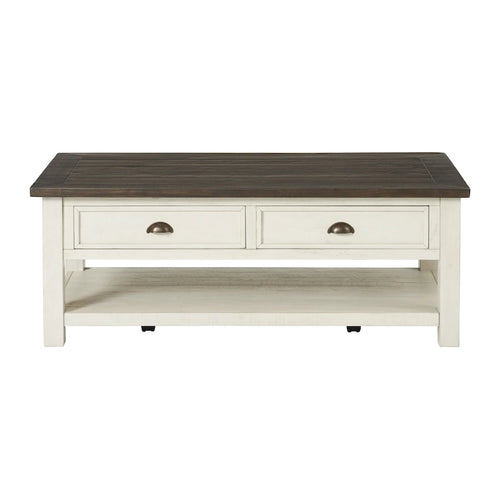 Meuble d'appoint rectangulaire de 71 cm de large – Rangement dissimulé
