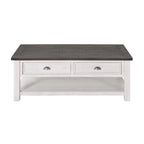 Meuble d'appoint rectangulaire de 71 cm de large – Rangement dissimulé