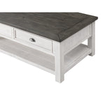 Meuble d'appoint rectangulaire de 71 cm de large – Rangement dissimulé