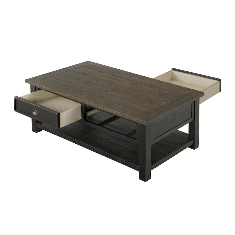 Meuble d'appoint rectangulaire de 71 cm de large – Rangement dissimulé