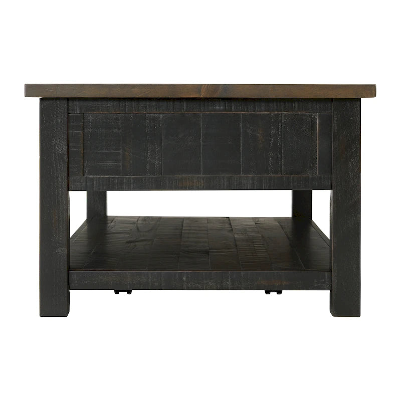 Meuble d'appoint rectangulaire de 71 cm de large – Rangement dissimulé