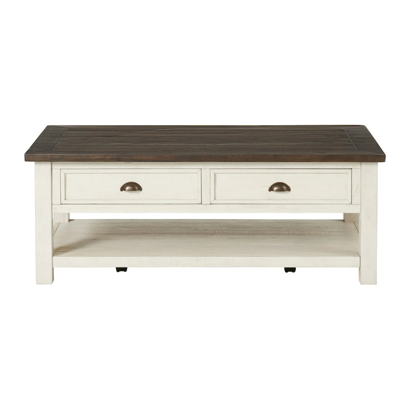 Meuble d'appoint rectangulaire de 71 cm de large – Rangement dissimulé