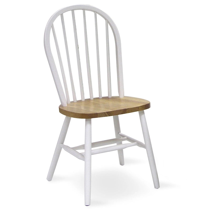 Chaise de salle à manger Windsor à dossier brochettes en bois massif