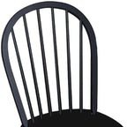Chaise de salle à manger Windsor à dossier brochettes en bois massif
