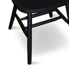 Chaise de salle à manger Windsor à dossier brochettes en bois massif