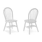 Chaise de salle à manger Windsor à dossier brochettes en bois massif