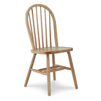Chaise de salle à manger Windsor à dossier brochettes en bois massif