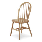 Chaise de salle à manger Windsor à dossier brochettes en bois massif
