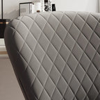 Chaise de bureau pivotante sans accoudoirs en velours, réglable
