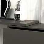 Commode et Bureau Rotatifs – Coiffeuse à 6 Tiroirs Blanche/Noire