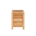 Panier à linge en bambou naturel – Rangement de vêtements écologique