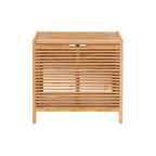 Panier à linge en bambou naturel – Rangement de vêtements écologique