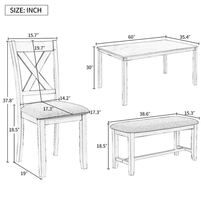Console TV buffet haute 52 po – Meuble de rangement média