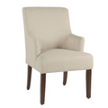Fauteuil d'appoint portable – Tissu crème anti-taches, léger