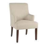 Fauteuil d'appoint portable – Tissu crème anti-taches, léger