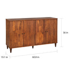 Bureau informatique de 102 cm avec étagères de rangement intégrées