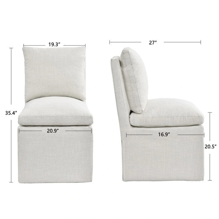 Chaise de bureau pivotante à hauteur réglable en velours sans accoudoirs