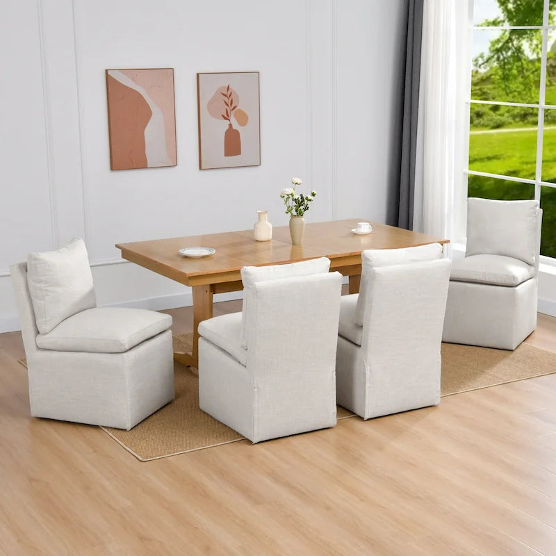 Chaise de bureau pivotante à hauteur réglable en velours sans accoudoirs