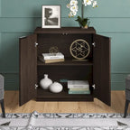 Table d'appoint Cornice avec rangement – Décorative et fonctionnelle