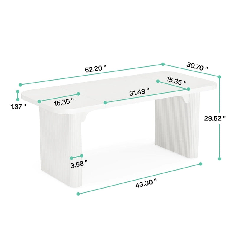 Meuble TV avec cheminée électrique – Étagères en verre réglables