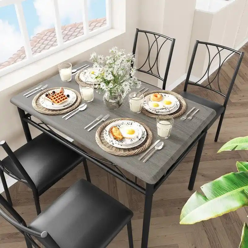 Buffet en bois massif – Meuble de rangement de salle à manger, design intemporel