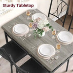 Buffet en bois massif – Meuble de rangement de salle à manger, design intemporel
