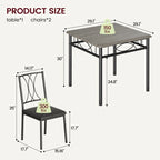 Buffet en bois massif – Meuble de rangement de salle à manger, design intemporel